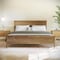 Flash Furniture Fiona Light Brown King Size Solid Wood Platform Bed Frame w/Headboard, Footboard, Slatted Bottom MG-0900-29-KB-ANTOAK-GG - alternate 1